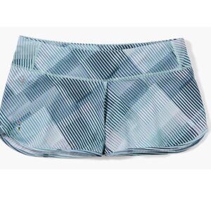 Smartwool Women's Medium Merino Sport Lined Shorts Merino Wool Liner Blue NWT